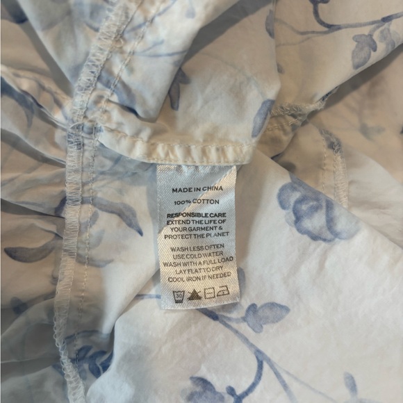 Hill House Ellie Nap Dress in Blue Botanical by Hill House Home Size Large - Picture 12 of 14